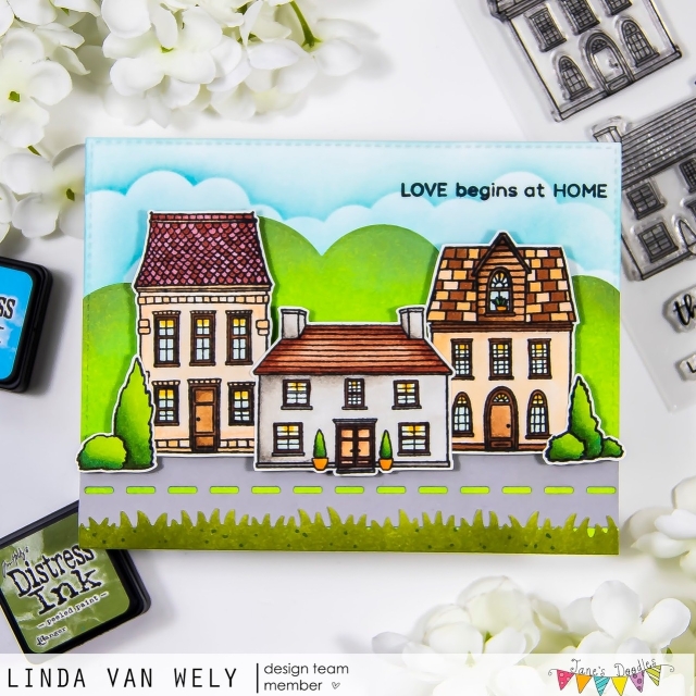 Jane's Doodles Clear Stamps Transparente Stempel Home