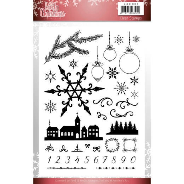 Jeanines Art Clearstamp Lovely Christmas