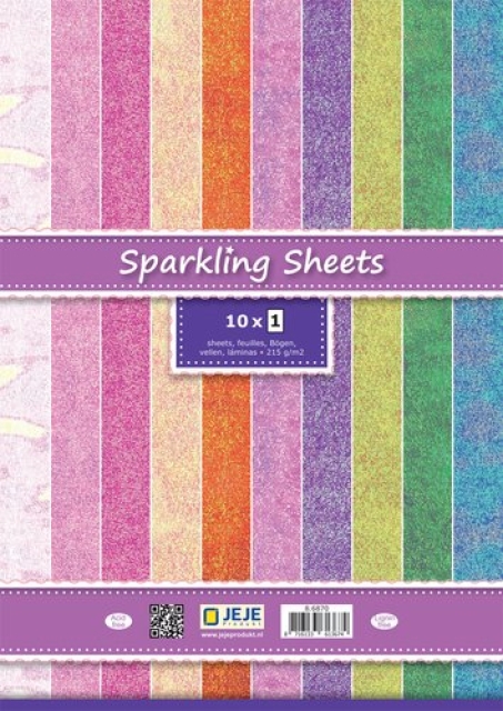 JEJE Produkt Sparkling Sheets 10 x A4