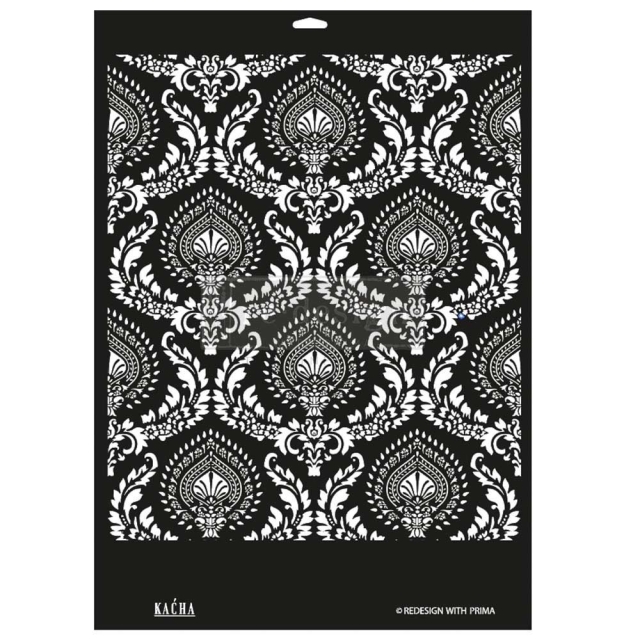 Re-Design with Prima Kacha Anisa 18 x 25,5 Inch Decor Stencil Schablone