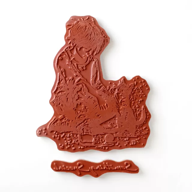 Katy Sue Designs Andy Skinner Pre-Cut Rubber Stamp Set Something Special