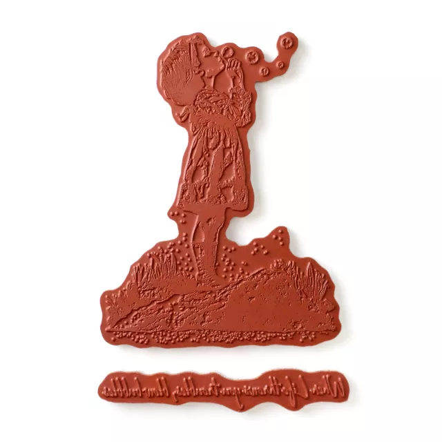 Katy Sue Designs Andy Skinner Pre-Cut Rubber Stamp Set Blowing Bubbles