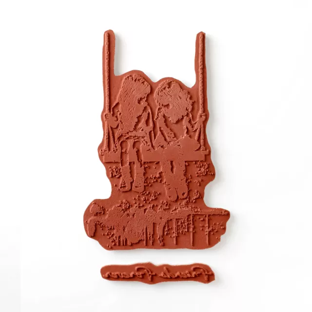 Katy Sue Designs Andy Skinner Pre-Cut Rubber Stamp Set Friends Forever