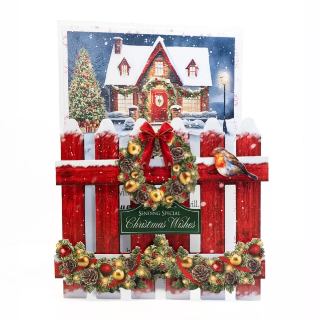 Katy Sue Designs Picket Fence Chrismas Scene Stash