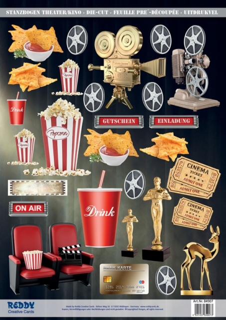 Reddy Cards Stanzbogen Kino Theater