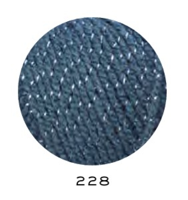 DMC Knitty 4 Glitter 50 Gramm petrol