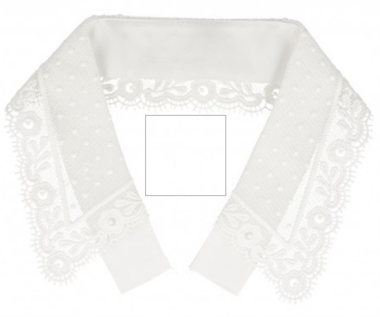 Spitzenkragen weiss
