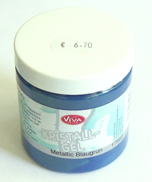 VIVA-Decor Kristall-Gel 250 ml blaugrün