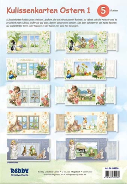 Reddy Cards Kulissenkarten Ostern 1