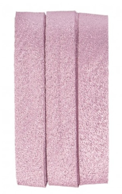 Aufbügelbares Schrägband 20 mm breit rosé