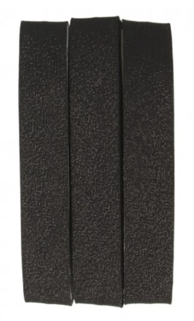 Aufbügelbares Schrägband 20 mm breit schwarz