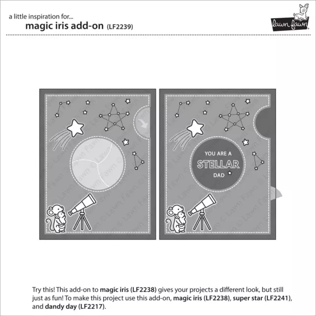 Lawn Fawn Die Schneideschablone Magic Iris Dies
