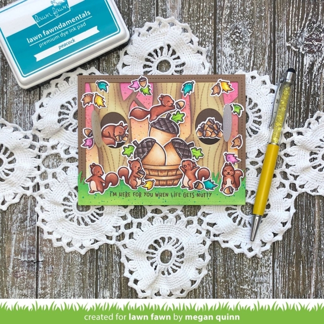 Lawn Fawn Clear Stamps Let's Go Nuts