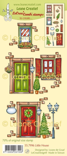 Leane Creatief Little House Combi Clear Stamp