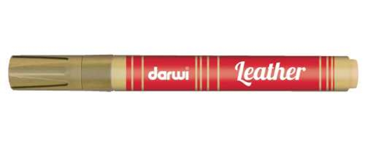 Darwi Leather Marker 6 ml gold