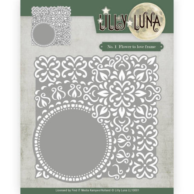 Yvonne Creations Lilly Luna Die / Schneideschablone Flowers to Love Frame