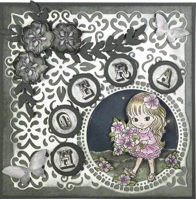 Yvonne Creations Lilly Luna Die / Schneideschablone Flowers to Love Frame