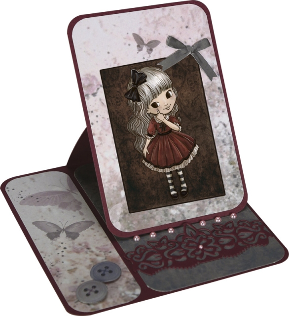 Yvonne Creations Stanzbogen Lilly Luna Just Being Gorgeous