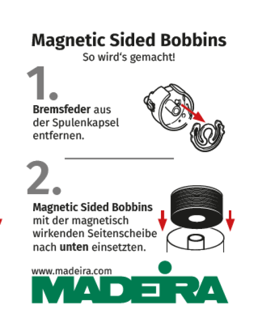 Madeira Bobbin Unterfaden No. 150 weiss 120 Meter