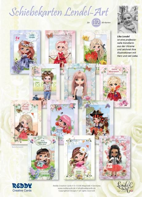 Reddy Cards Grußkartenset LendelArt