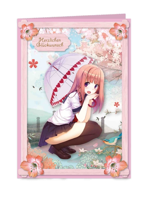 Reddy Cards Grußkartenset Manga Teens