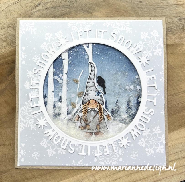 Marianne Design A4 Papier Sheet Winter Landscapes
