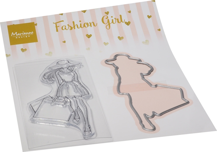 Marianne Design Stamp & Die Fashion Girl