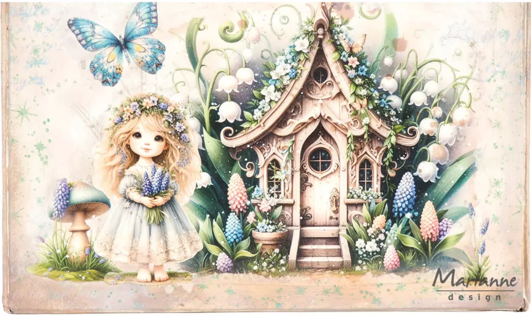 Marianne Design Decoupage Sheet A4 Cosy Spring by Fairybells