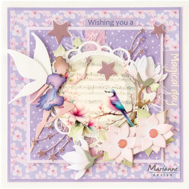 Marianne Design Decoupage Sheet A4 Magical Mini's by Fairybells