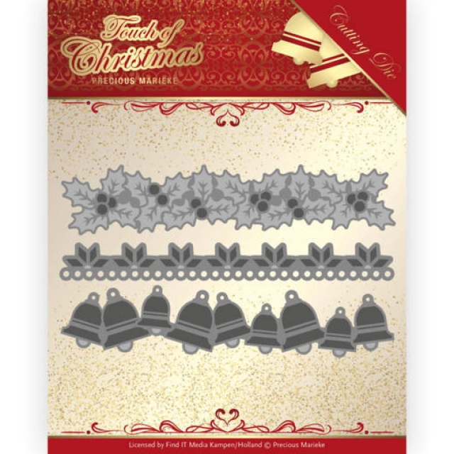 Precious Marieke Die / Stanzschablone Touch of Christmas - Christmas Borders