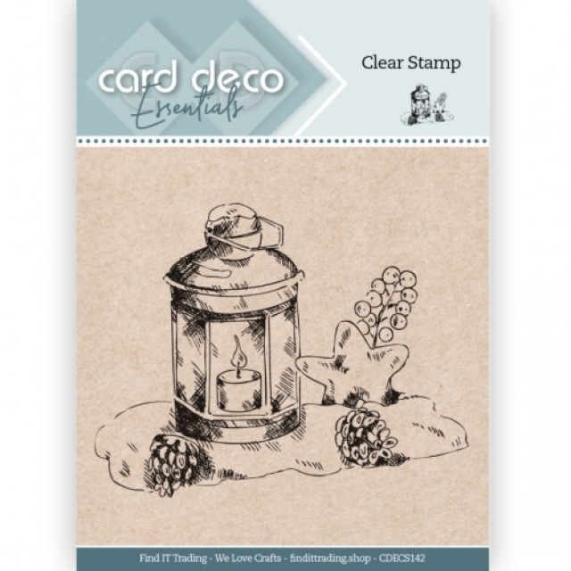 Precious Marieke Card Deco Essentials Clear Stamp Lantern