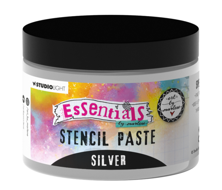 Art by Marlene Silver Metallic Essentials Stencil Paste