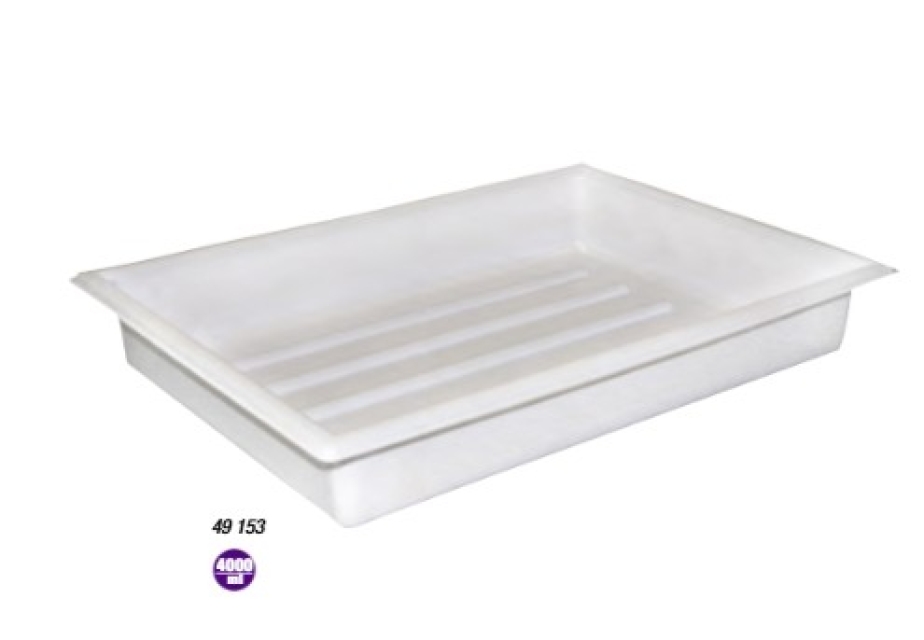 Marmorierwanne 376 x 276 x 55 mm weiss