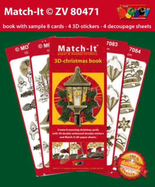 3D Chistmas book + 4 Stickers