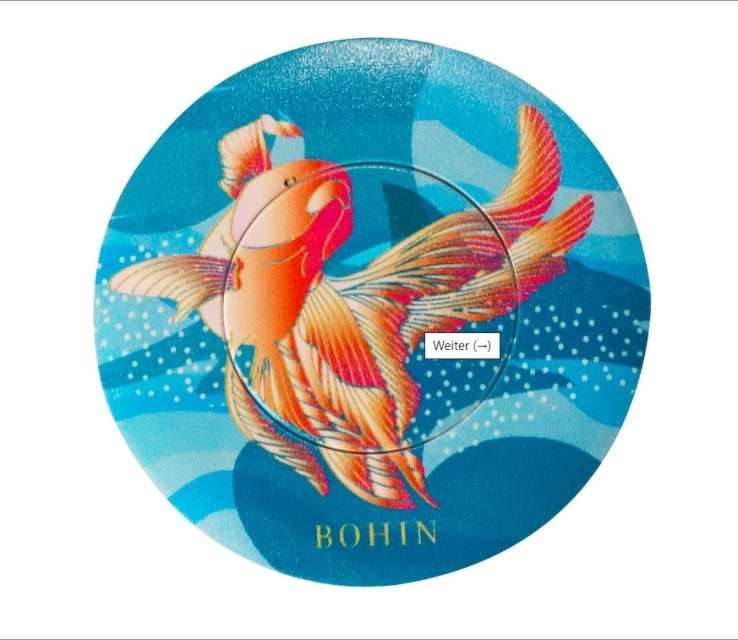 Bohin cm-Maßband Motiv Fisch