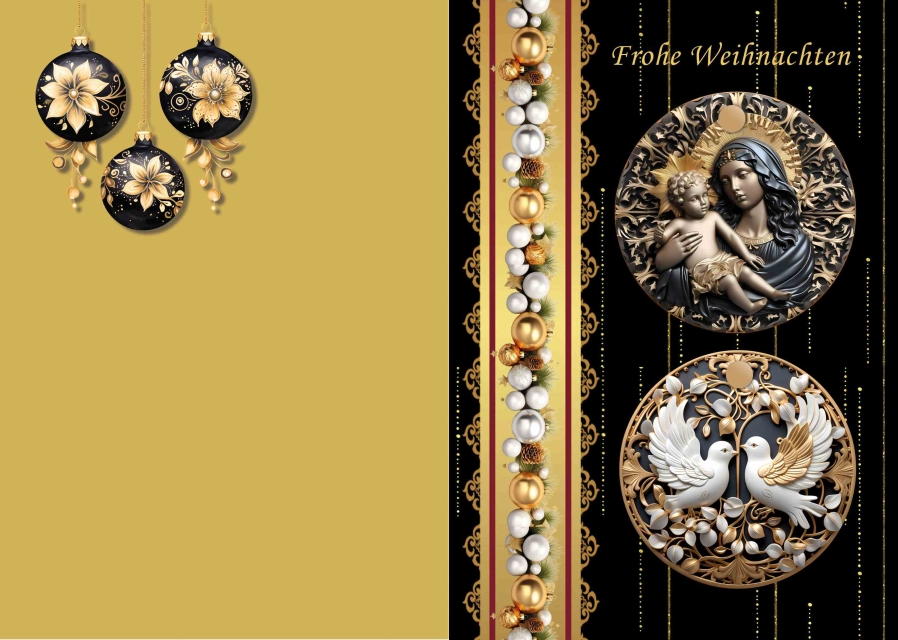 Reddy Cards Medaillonkarten Weihnachten