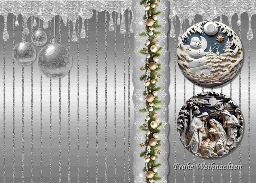 Reddy Cards Medaillonkarten Weihnachten
