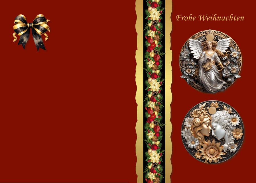 Reddy Cards Medaillonkarten Weihnachten