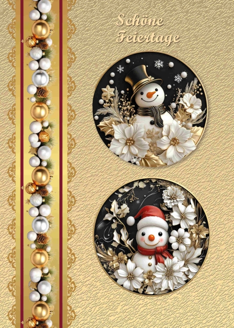 Reddy Cards Medaillonkarten Weihnachten 2