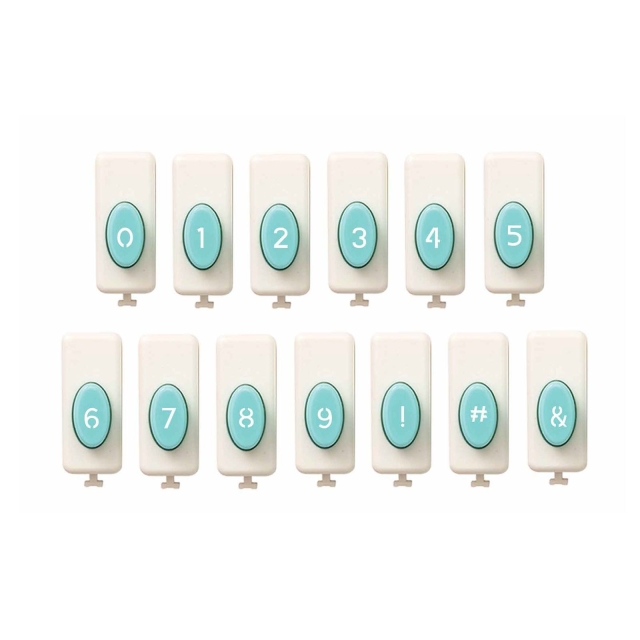 We R Memory Keepers Number & Symbol Punch Board