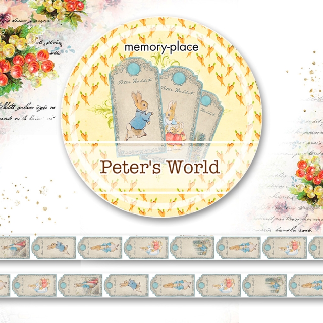 Memory Place Peter's World Washi Tape 2