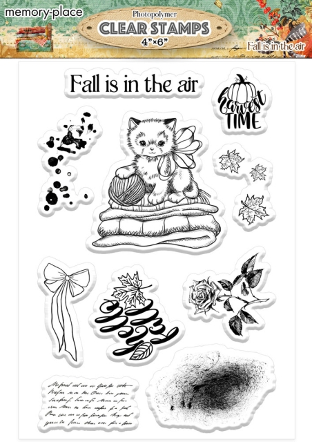 Memory Place Fall is in the Air Clear Stamp Transparente Stempel