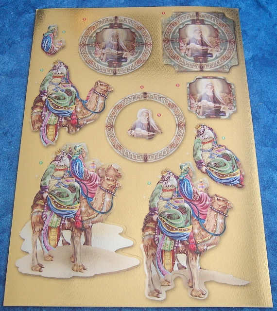 Metallic 3D Stanzbogen