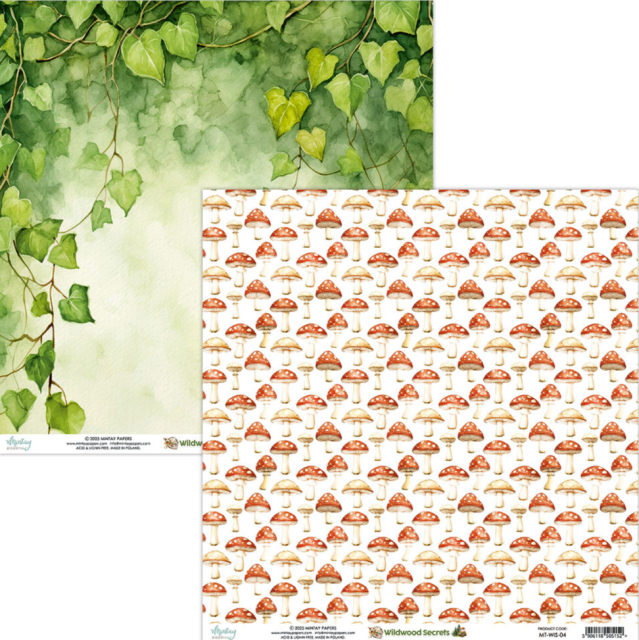 Mintay 8 x 8 Inch Scrapbooking Paper Pad Wildwood Secrets
