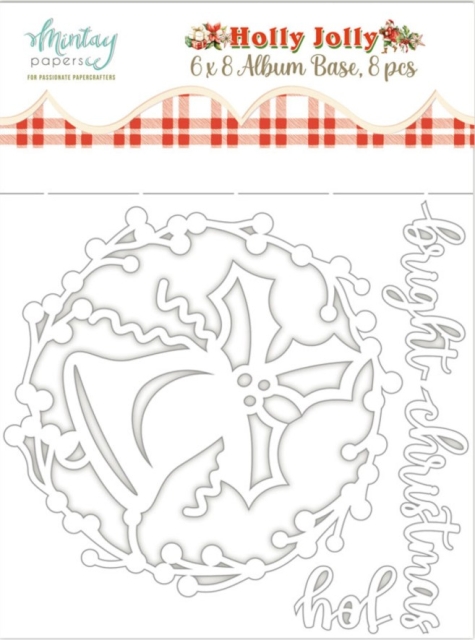 Mintay Holly Jolly 6 x 8 Inch Album Base
