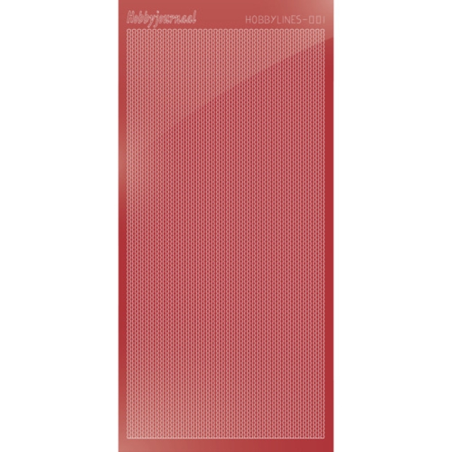 Hobbylines Stickerbogen Mirror Christmas Red