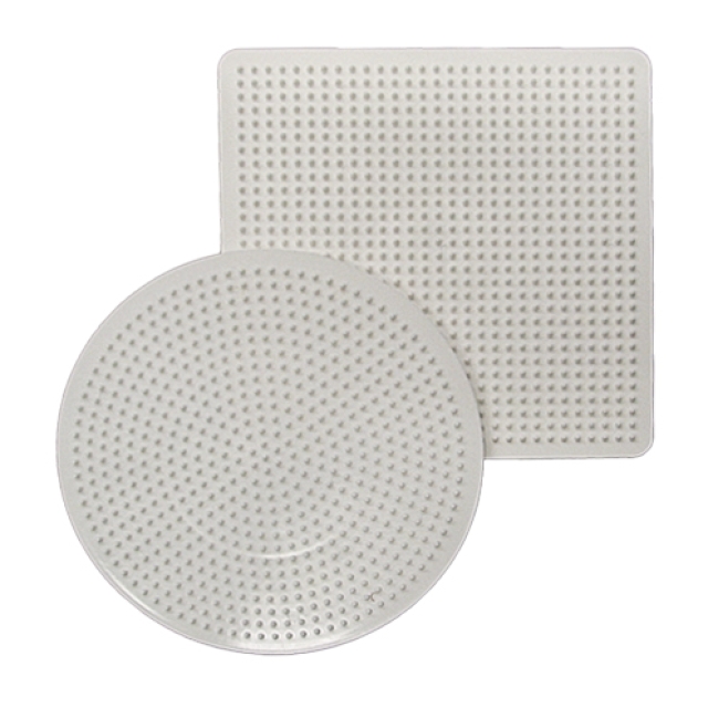 NABBI Legeplatte Mix Rund / Quadrat 15 cm 2 Stück