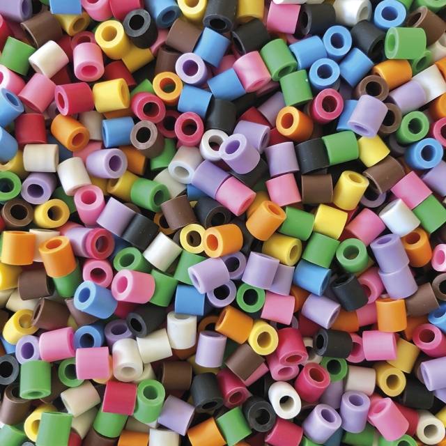 NABBI BioBeads Bügelperlen biologisch abbaubar 10 Farben Mix