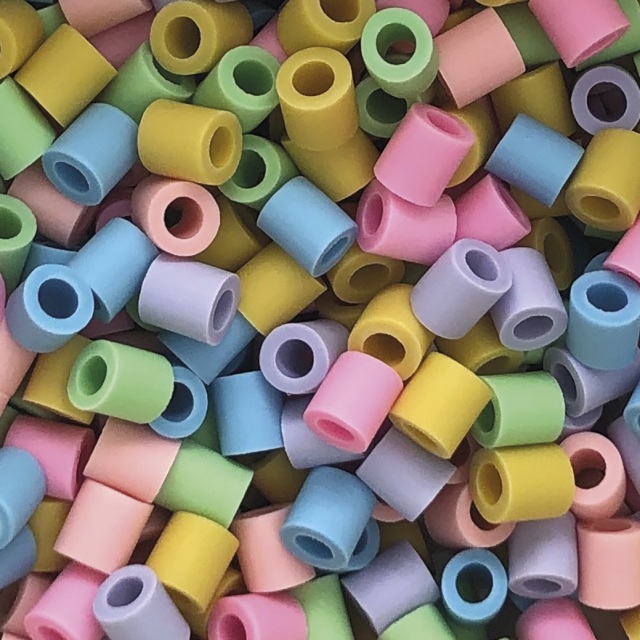 NABBI BioBeads Bügelperlen biologisch abbaubar Pastell Mix
