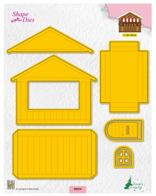 Nellie Snellen Shape Dies Christmas House